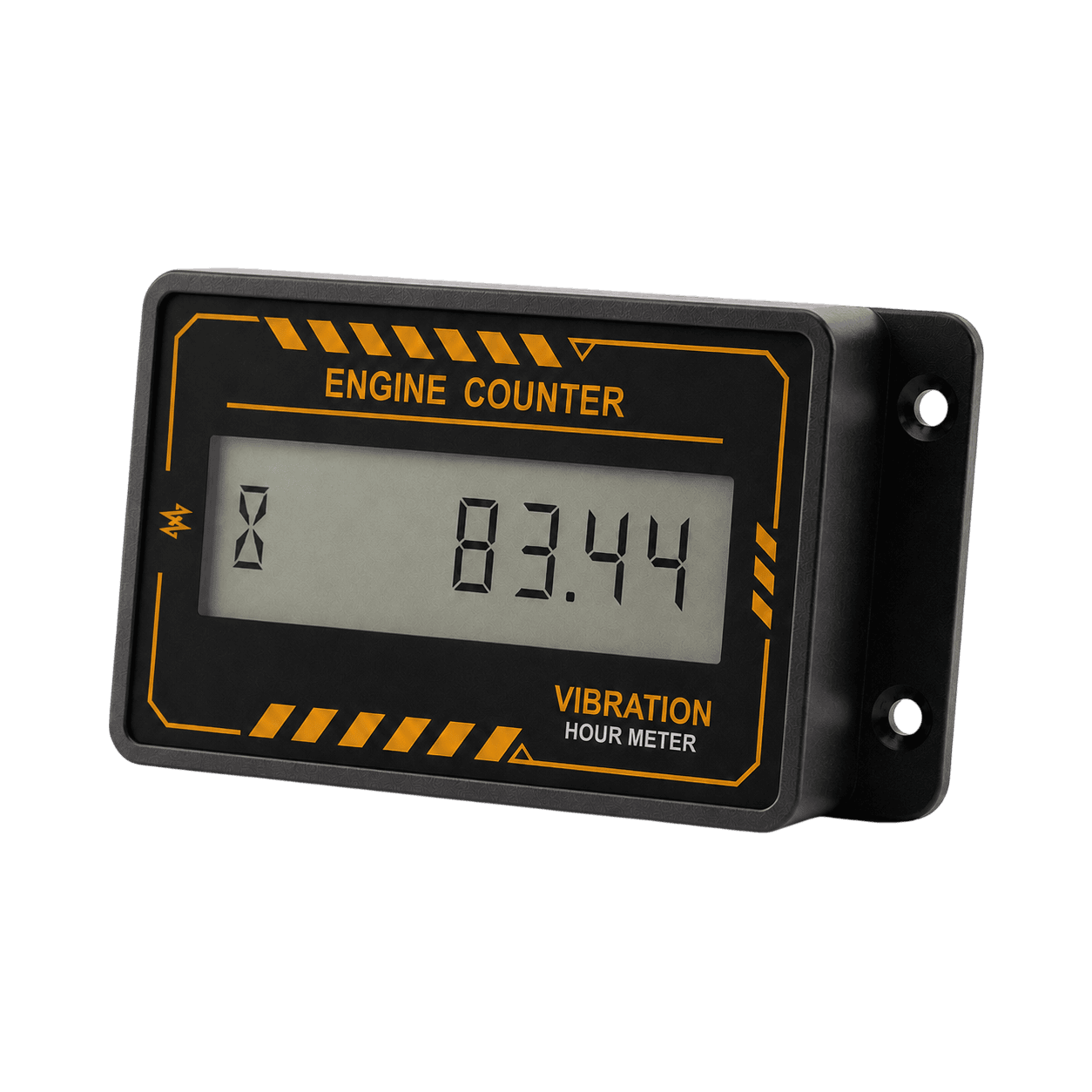 Xhour vibration hour meter with digital runtime display